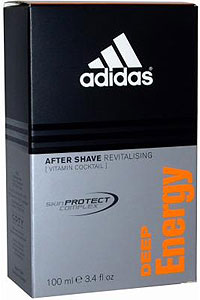 Adidas Deep Energy Aftershave [Vitamin Cocktail] 100ml (Mens Fragrance)